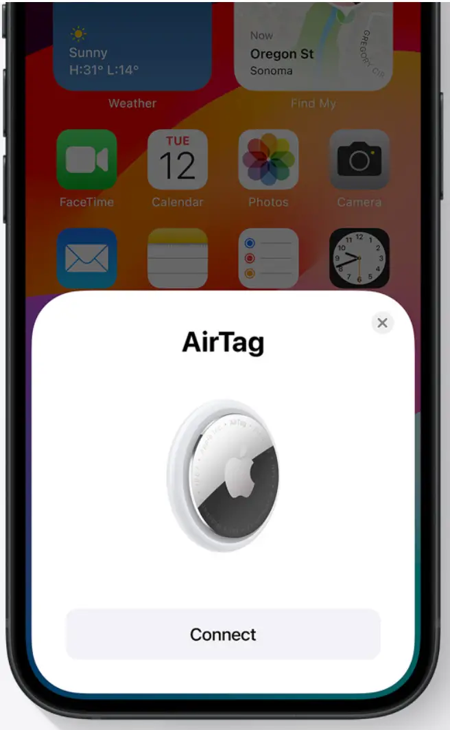 AirTag。(資料來源：Apple官方網站)