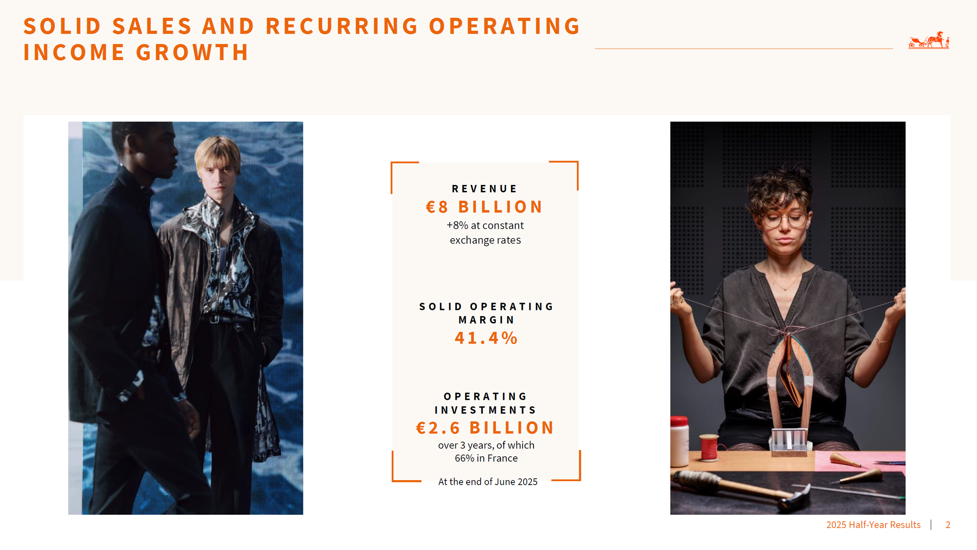 Hermès 公布截至2025年6月底嘅半年業績。(資料來源:Hermès官方網站)
