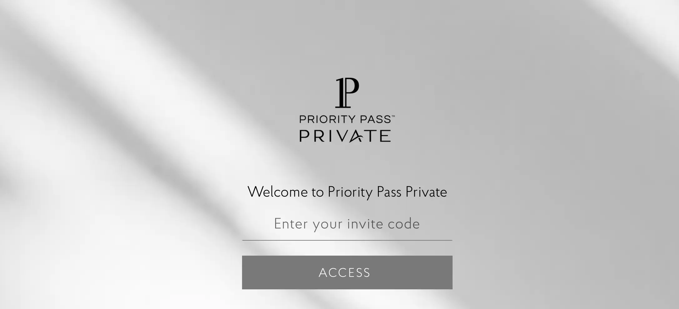 Priority Pass Private暫時僅限邀請。(資料來源：Priority Pass Private)