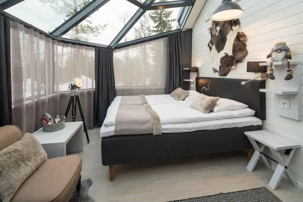 芬蘭Levi玻璃屋|漫天星空 Jacuzzi 北極光舞動 馴鹿陪食飯✨❄️💑