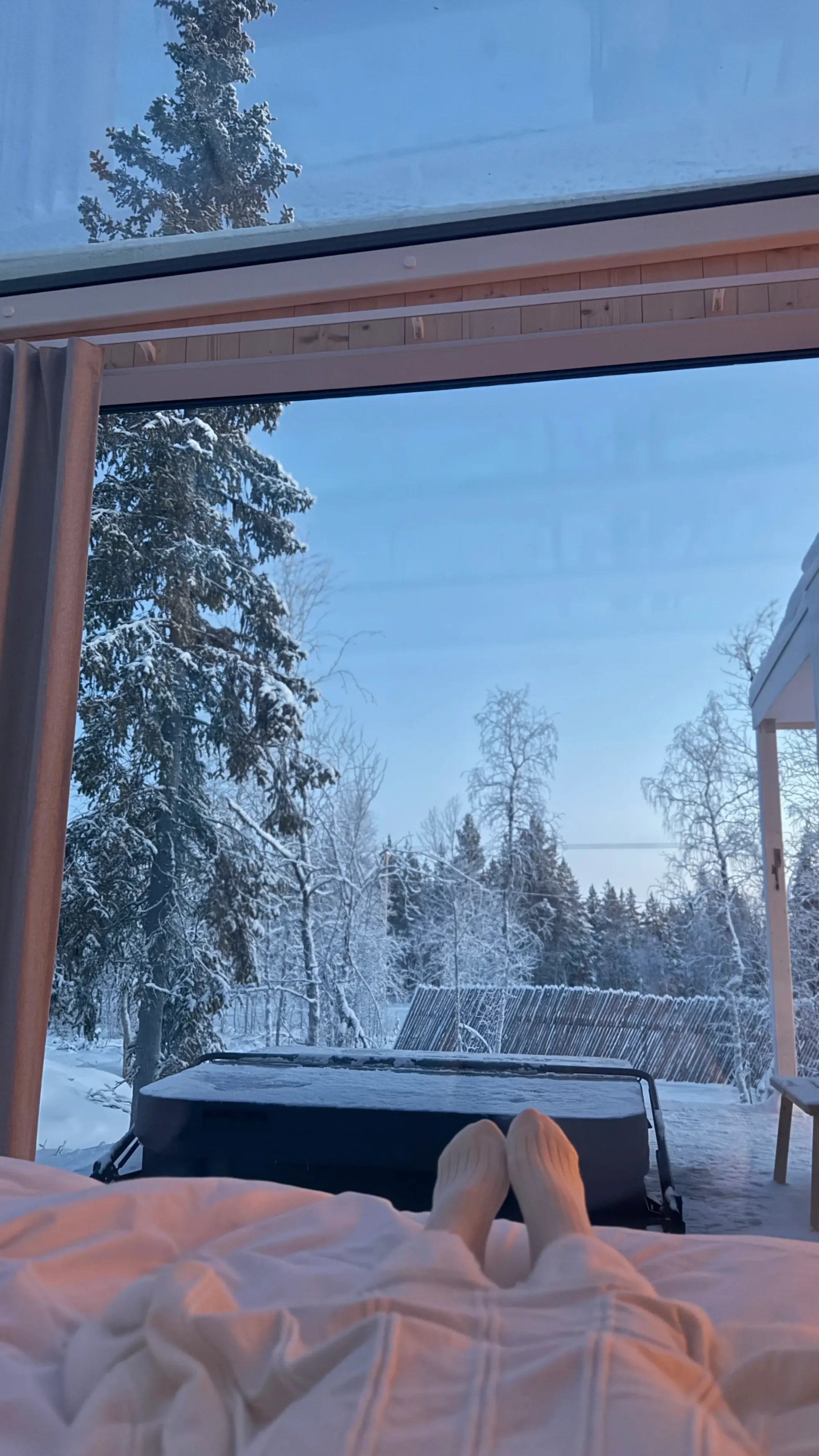 芬蘭Levi玻璃屋|漫天星空 Jacuzzi 北極光舞動 馴鹿陪食飯✨❄️💑