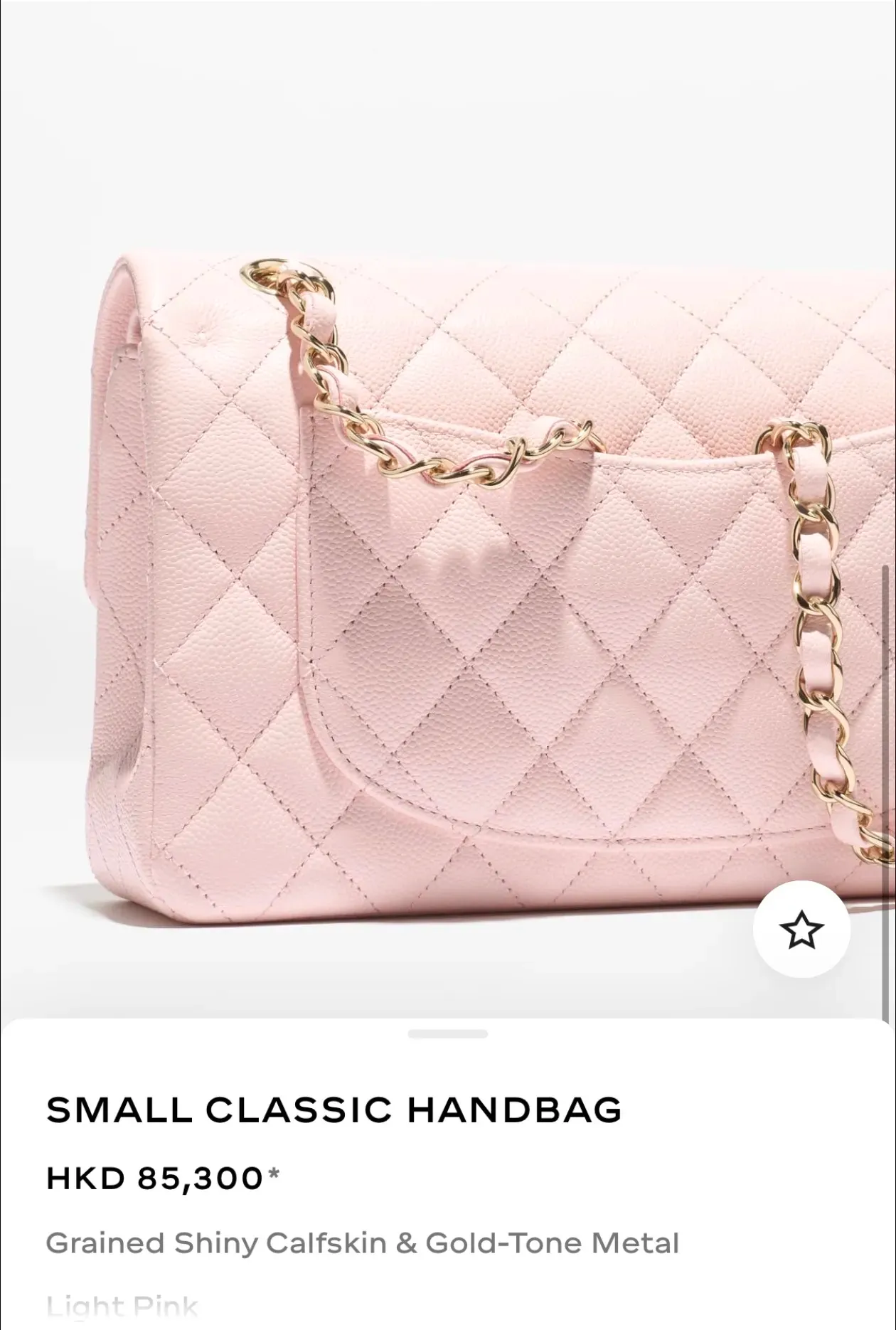 Chanel Classic Flap Small 背後細節