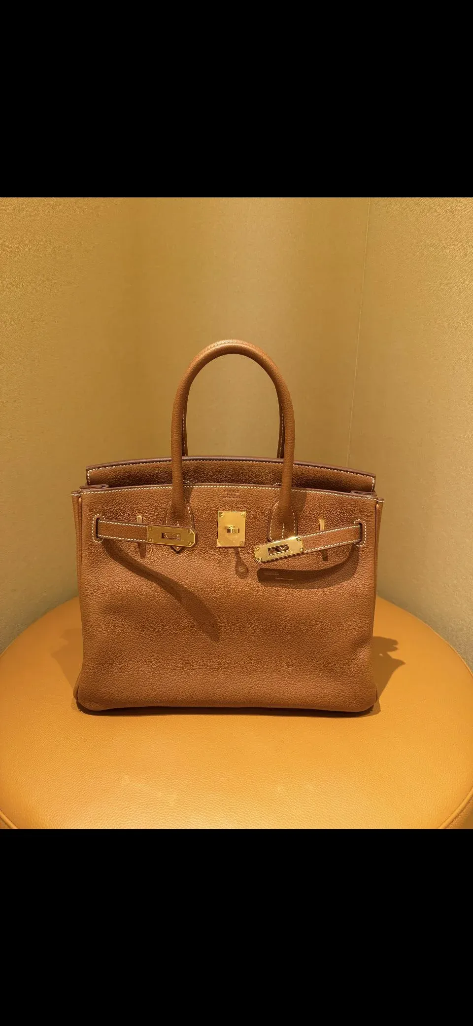 用家分享新入手&nbsp;Barenia Faubourg&nbsp;手袋，側面出現凹陷情況