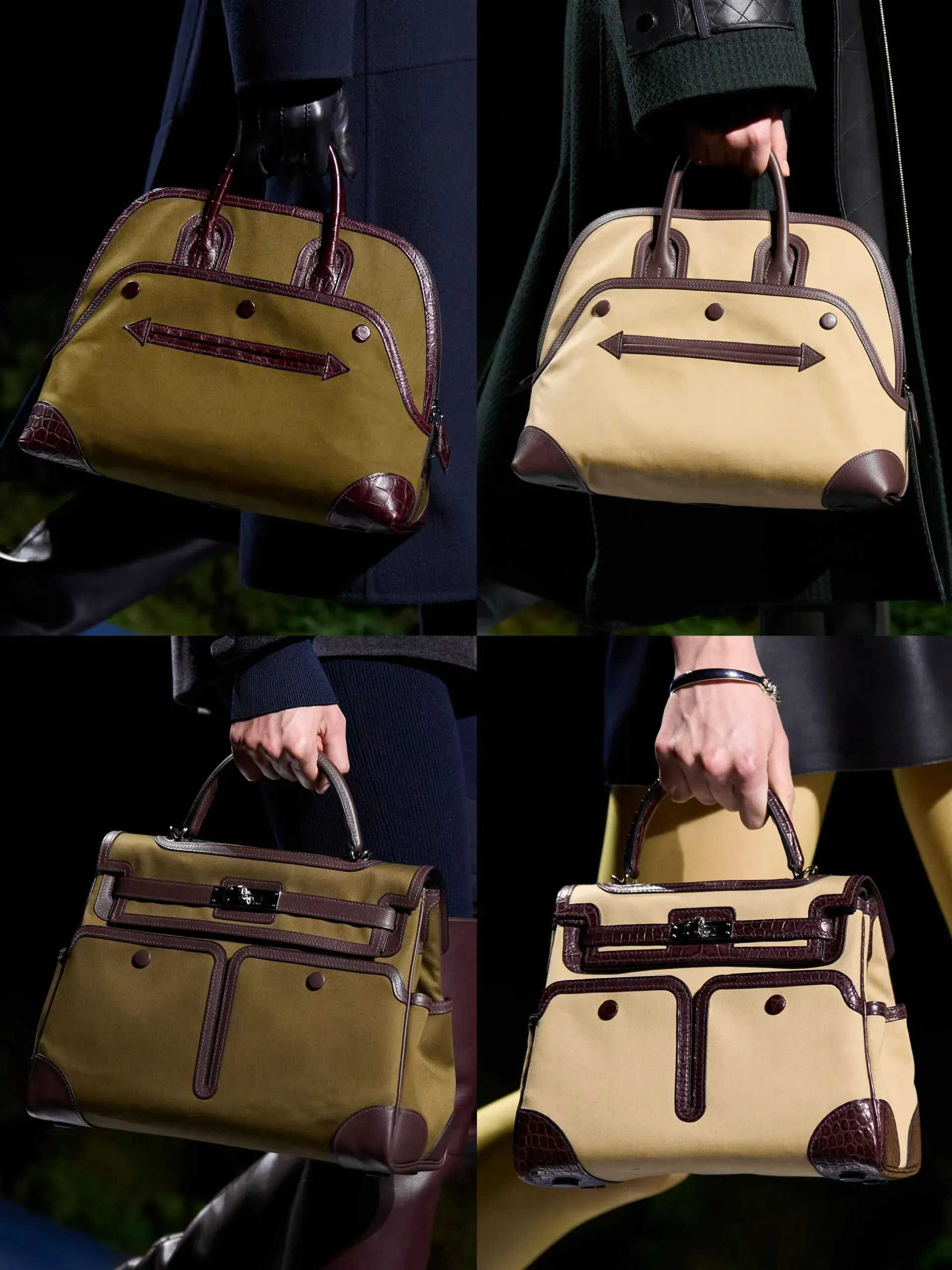 天橋造型中出現帶有&nbsp;Cargo&nbsp;風格的&nbsp;Bolide（圖上）及&nbsp;Kelly（圖下）設計元素。