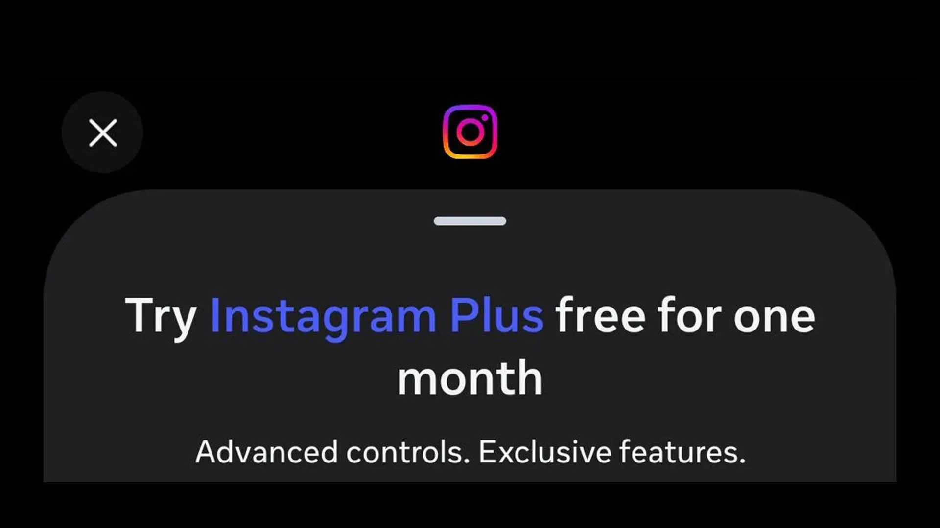 Instagram Plus 測試中
