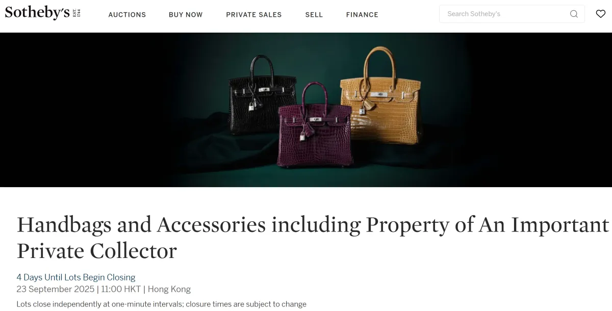 Hermès|Hermès迷集郵點 中環蘇富比拍賣！📸🚶‍♀️