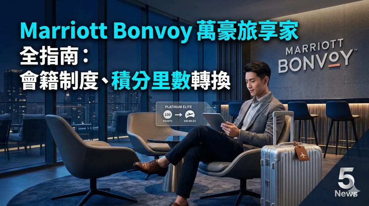 Marriott Bonvoy萬豪旅享家 全指南：會籍制度、積分里數轉換