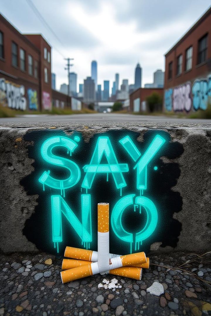 🚭 買支私煙一樣犯法：唔好以為「買唔係賣」就無事！(資料來源：AI製圖)