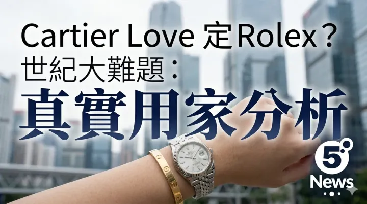 Cartier| Love 鈪定Rolex？ 世紀大難題：真實用家分析